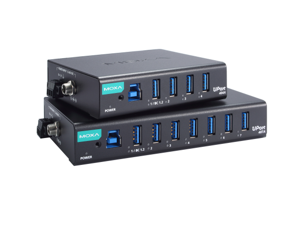 هاب USB صنعتی چهار پورت موگزا MOXA UPort 404-T 4-Port Industrial USB Hub