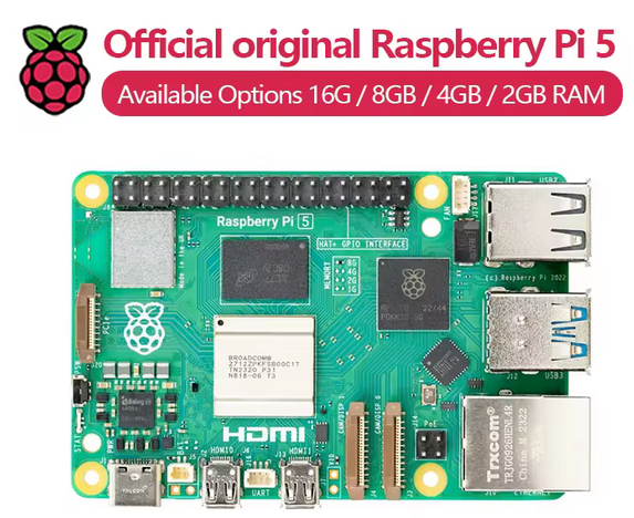 Raspberry Pi 5 Ram8 رزبری پای 5 با رم 8 گیگابایت