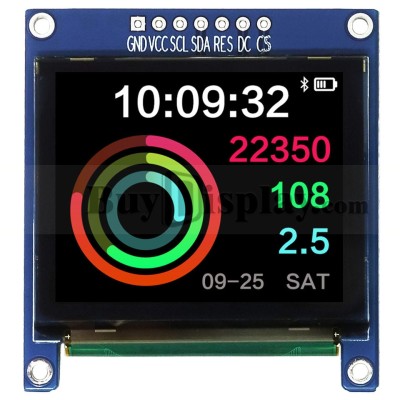 Color 1.69 inch OLED Display Module 160x128 Arduino,Raspberry Pi