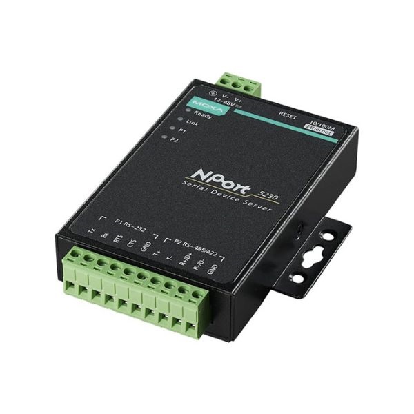 MOXA  NPort 5230 مبدل سریال به اترنت صنعتی موگزا